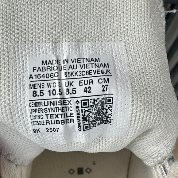 ⭐Converse Chuck Taylor Lift Double Stack 8.5 Men Shoes Sneaker Silver A16406C - Picture 9 of 9